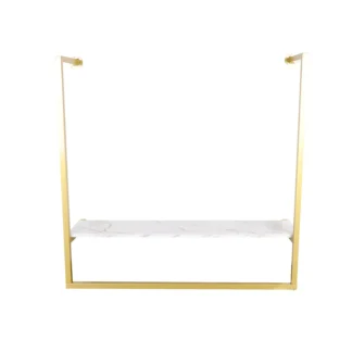 Perchero de pared, tienda de ropa sencilla y moderna, soporte de exhibición de Metal pesado, barra para ropa, perchero, Towe colgante para baño