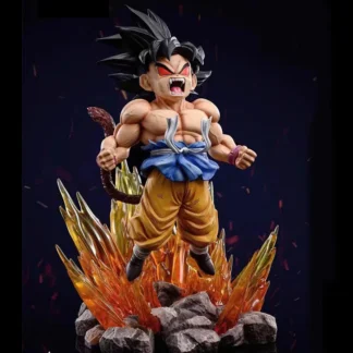 BANDAI 19cm Dragon Ball SHK Kai Ape Series NO.2 brillo pelo negro Super cuatro figura de Goku PVC explosivo Goku Anime modelo ornamento