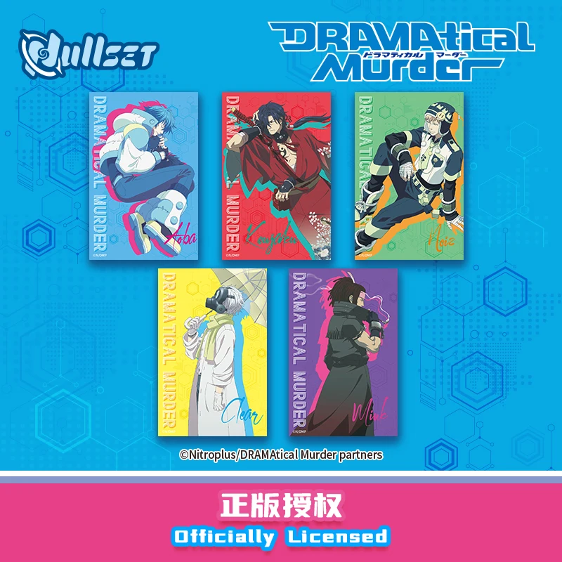 En Stock genuino Nullset Dramatic Murder Dmmd papel de Color Anime circundante Aoba Cardinals Noyz Kuliak tarjetas de moda regalos de seguidor
