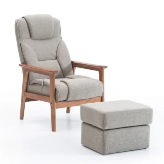 Silla para ancianos, silla de ocio para el hogar, silla moderna con respaldo Simple, pausa para el almuerzo de madera maciza