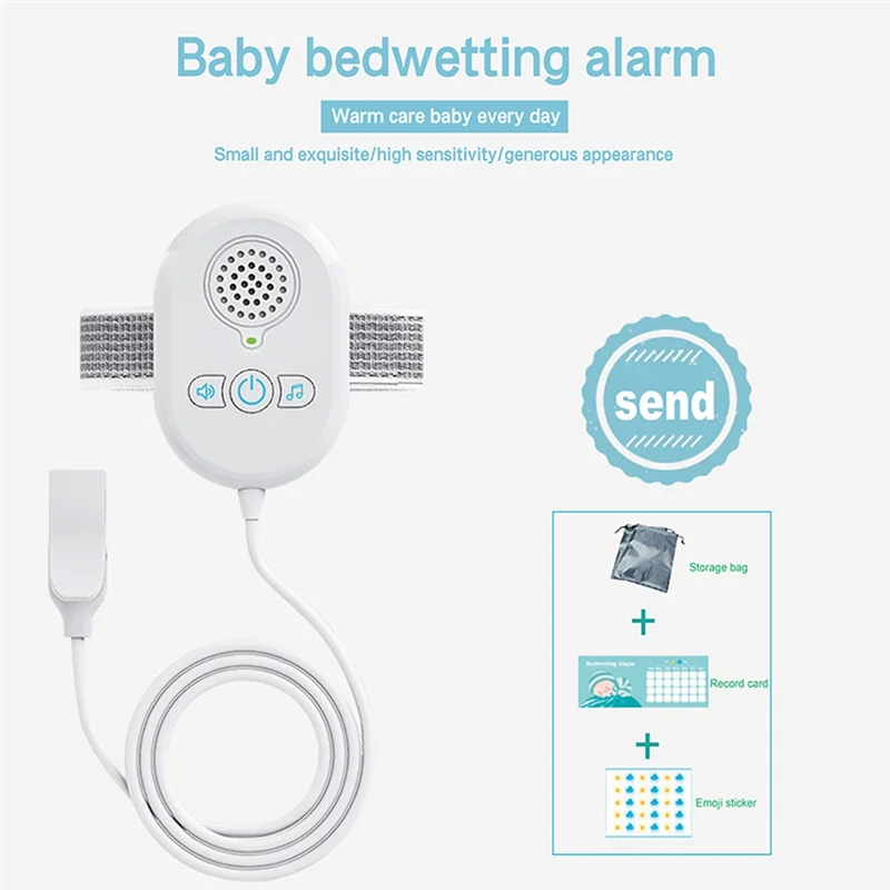 【¡¡Venta caliente!】Sensor de enuresis J011 para niños con sonido fuerte y vibración fuerte alarma de orina para niños Monitor de enuresis Senso