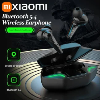Xiaomi-auriculares Bluetooth inalámbricos para videojuegos, cascos Bluetooth HIFI con micrófono, caja de carga, para juegos