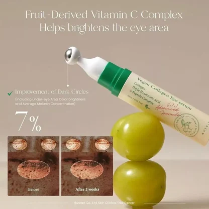 Rodillo de colágeno para ojos, esencia para apretar el área de los ojos, mejora la embotamiento, desvanece las líneas finas, rodillo de nutrición suave, 1/3/5 Uds.
