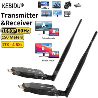 5G 50m inalámbrico Wifi HDMI transmisor de vídeo extensor receptor TV Stick Dongle adaptador para cámara DVD portátil PC a proyector de TV