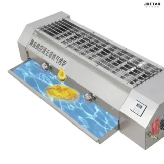 Nueva parrilla casera. Para uso comercial. Parrilla de gas con gas licuado. Se utiliza para asar ostras y brochetas.