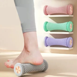 Rodillo de masaje de pies, rodillo de pie Plantar ergonómico para Yoga, masajeador de pies de reflexología multifuncional para masaje muscular de tejido profundo