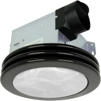 Akicon Extractor de Aire con Luz, Ultra Silencioso 80 CFM 2.0 Sones Ventilación Extractor de Baño con Luz, 3000K/4000K/5000K