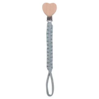 Clips de soporte con forma de corazón, soporte para chupete, Clips para chupetes para niños pequeños, juguetes para mordedores, correas, soporte para chupete, Clips, cadena para chupete de bebé
