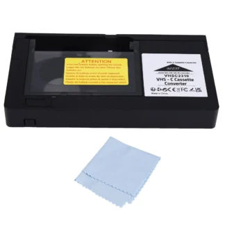 Adaptador de casete SCLS VHSC2310 para videocámaras C SVHS Adaptador de casete no para 8 mm/MiniDV/Hi8