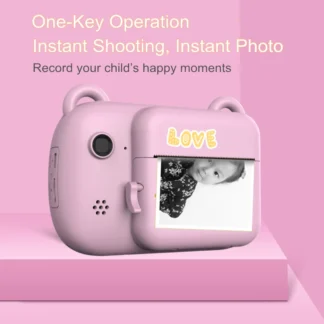 A7B Cámara Digital para niños fotografía impresión instantánea foto 1080P HD Vide grabadora Mini impresora térmica
