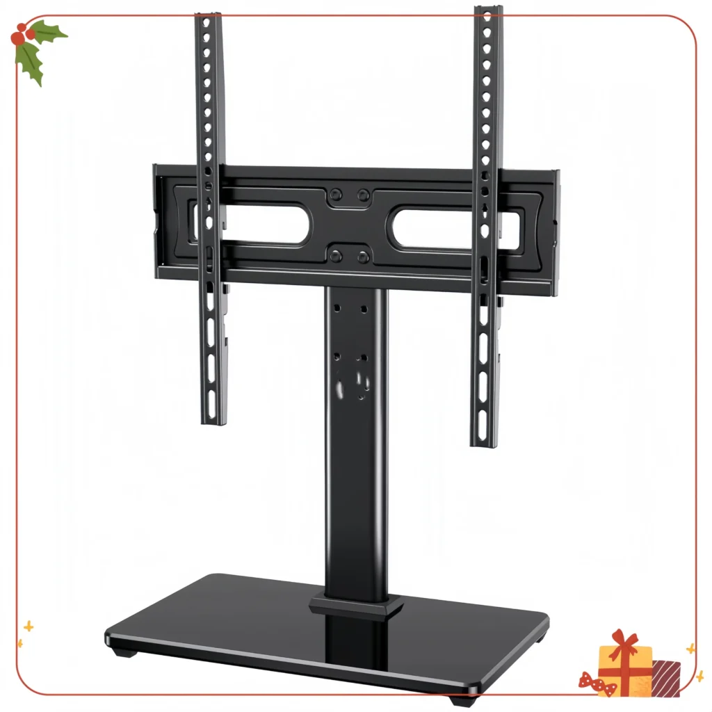 Soporte para TV de mesa giratorio universal para televisores de 32" a 60", capacidad para hasta 88 libras