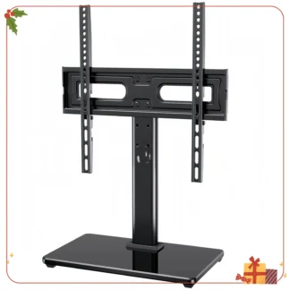 Soporte para TV de mesa giratorio universal para televisores de 32" a 60", capacidad para hasta 88 libras
