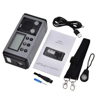 CLCU HRD907 10000Mah Radio de manivela carga Solar iluminación móvil de emergencia Radio portátil para oscurecimiento para uso de emergencia B