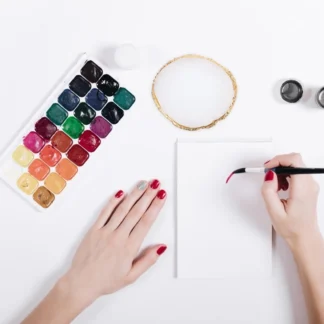 Paleta mezcladora de uñas de resina, placa de exhibición de Color, herramienta artística de manicura para esmalte de Gel, base, pigmentos de lápiz labial, tamaño de viaje, 2 uds.