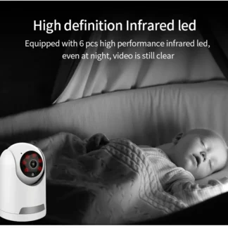 Cámara domo IP PTZ inalámbrica Tuya de 3MP, 1296P, visión nocturna IR, detección de movimiento, alarma de seguridad para el hogar, Monitor para bebé