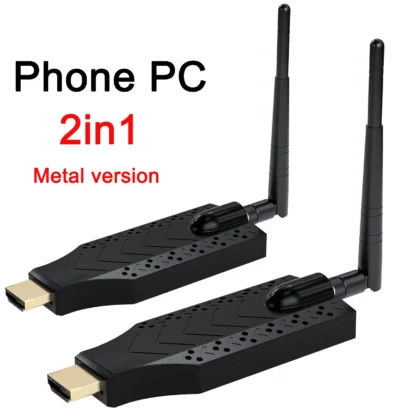 Transmisor y receptor de vídeo inalámbrico de 150M, extensor HDMI, adaptador de pantalla, espejo de pantalla para cámara, portátil, teléfono a Monitor de TV