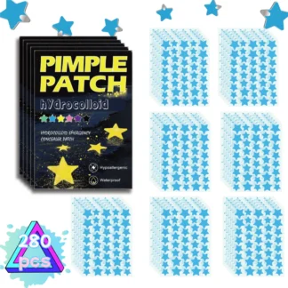 280 piezas de parches multicolores para el acné, parches para el acné facial, parches corrector para el acné y parches para espinillas, ultrafinos