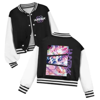 KPop Demon Hunters-uniforme de béisbol Huntrix para niños, disfraz de bebé para niñas, ropa para niños, sudaderas con capucha informales para primavera y otoño