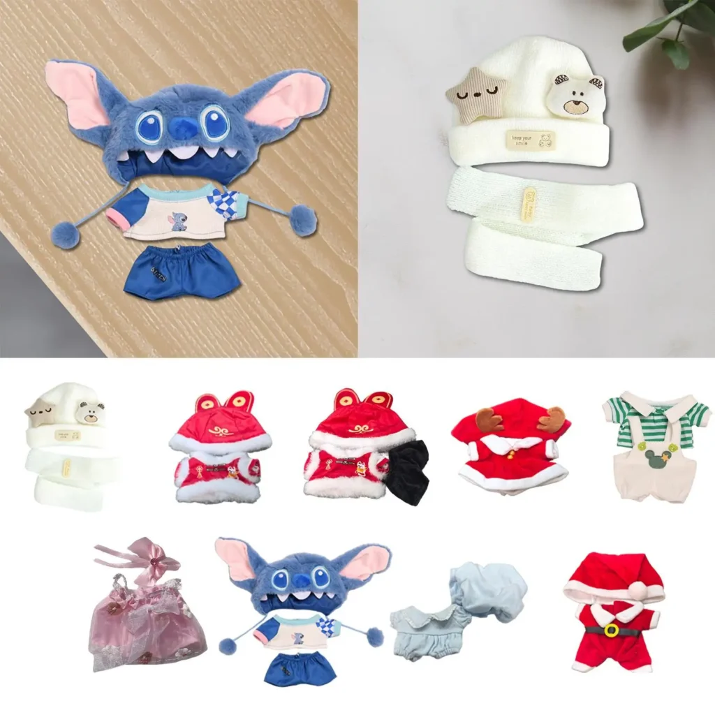 Armario de muñecas para niños, set de regalo para 6,69 pulgadas y 7,87 pulgadas