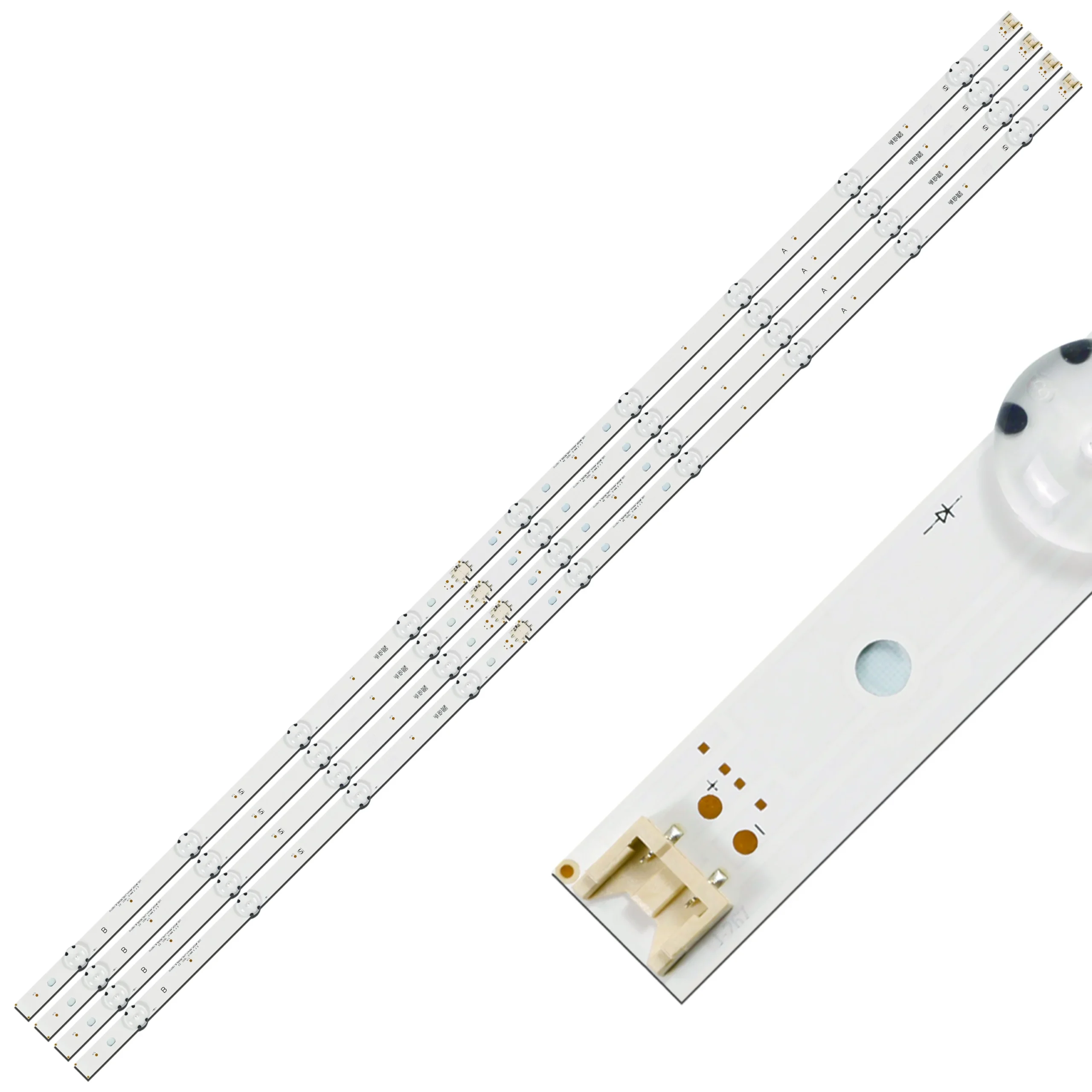 8 Uds barra de LED HC490DGN-SLNX5-514X 49UH617Y 49UF640/ZA 49TV61CH 49UH6107 AGS45594 49LF5100-UA 49LF5100-CA 49UH6100-CB