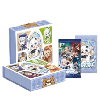 Genshin Impact Segunda edición Notas de viaje globales Segunda edición Tarjetas de juego de anime Caja completa