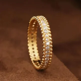 Anillos simples con forma de cuentas a la moda para mujer, compromiso romántico, novia, dedo de Metal, joyería personalizada