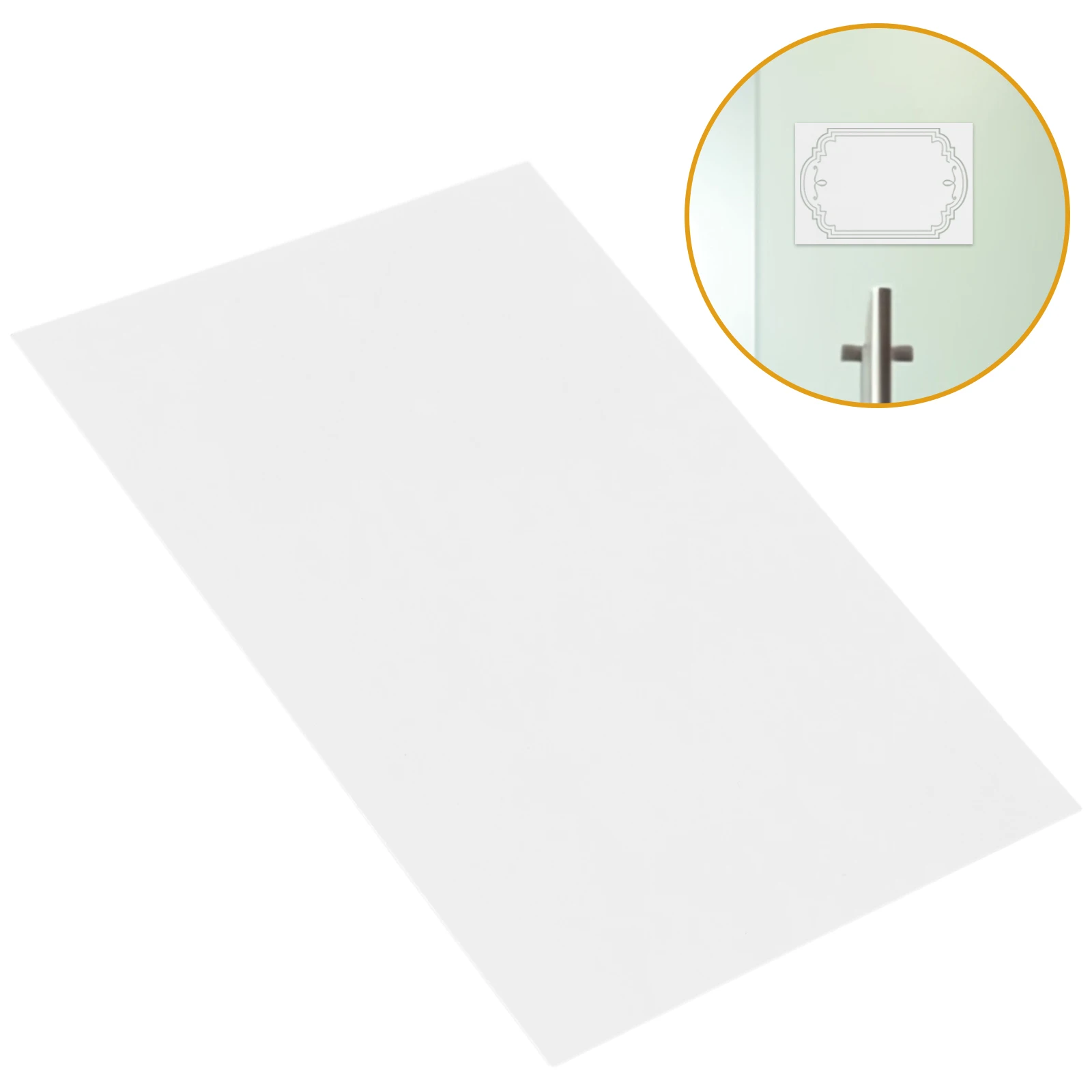Placas blancas de sublimación, 6 uds., 10x15cm, placas blancas perladas para impresión DIY, señales de hoja en blanco de sublimación, marco de fotos de Metal en blanco