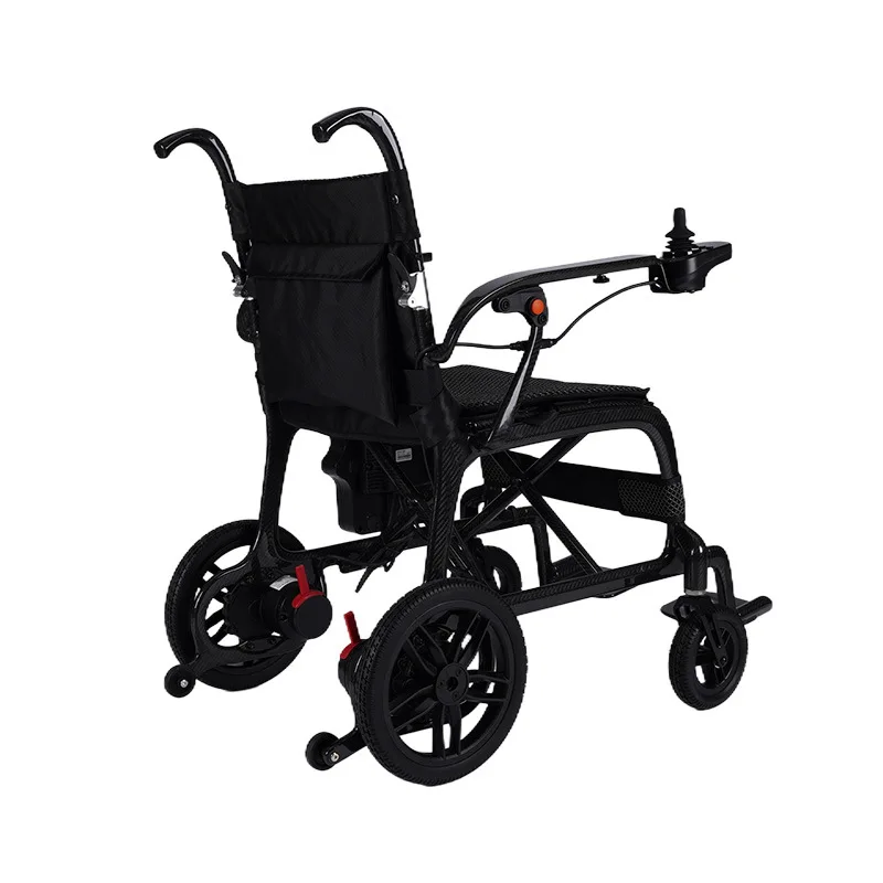 Silla de ruedas eléctrica ergonómica, plegable, ligera, inteligente, Scooter portátil completamente automático para personas mayores