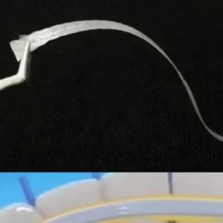 Tala de vidrio, tiras de fijación de dientes sueltas, Material Dental, tira de fibra Flexible, curación ligera, retenedores de ortodoncia, 1 Uds.