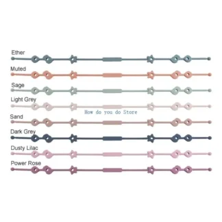 Correas copa 19Qf Pacificador Clip Correas seguridad para juguete para cochecitos Cunas Pacientes bebé Correas