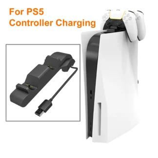 Cargador para mando de PS5, base de carga rápida Dual para Playstation 5, accesorios de juego