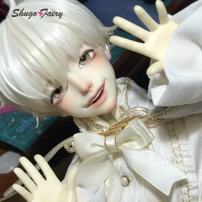 ShugaFairy Bjd Dolls Head 1/4 AHe Laugh with Happy Eyes Estilo atractivo Muñeca articulada de bola de alta calidad aterradora o suave