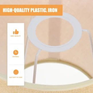 Pantalla de tela elegante, cubierta de luz exquisita, Protector a prueba de polvo para lámparas de techo de suelo y pared, iluminación decorativa práctica