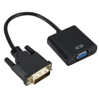 Adaptador DVI a VGA DVI-D DVI a VGA salida VGA 24 + 1 convertidor DVI DVI-D DVI a VGA entrada DVI convertidor DVI-D DVI a VGA de 25 pines
