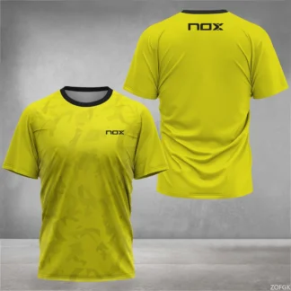 Camiseta de cuello redondo para hombre, ropa de calle a la moda, Camiseta deportiva ligera y transpirable, camiseta de entrenamiento de manga corta para tenis al aire libre