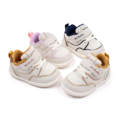 Zapatos de bebé de alta calidad, zapatillas deportivas para niños, zapatillas para caminar al aire libre para niños y niñas, nueva moda de primavera y otoño 20224, estilo MY2313