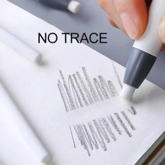 Prensa - Borrador de lápiz retráctil tipo: bolígrafo - Suministros de corrección de estilo, ideal para escribir, papelería escolar