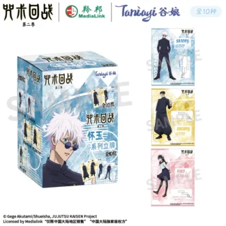 Genuino Juiutsu Kaisen: inventario oculto 2025 Anime colaboración estación acrílica signo caja ciega Gojo Satoru juguete para regalo de dibujos animados