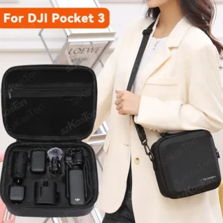 Bolsa de almacenamiento para DJI Osmo Pocket 3, Estuche de transporte, bolso de hombro EVA, caja de viaje para accesorios DJI Osmo Pocket 3