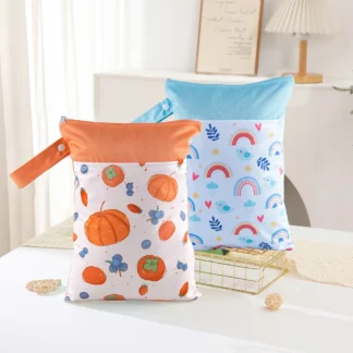 BIAI 25*35CM bolsa organizadora de doble bolsillo bolsa de viaje impermeable al aire libre bolsa de almacenamiento de pañales de bebé portátil bolsa de viaje para mamá regalo