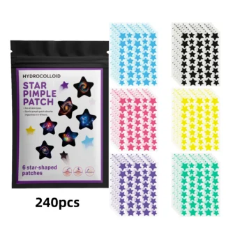 240 parches hidrocoloides para el acné, parches redondos para el acné, parches para el acné en forma de estrella, regalos de cumpleaños, regalos del Día de San Valentín