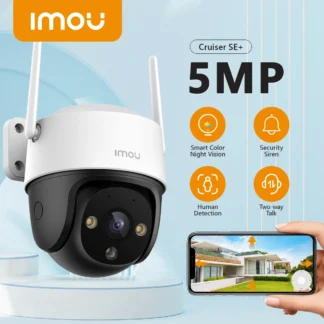 IMOU-cámara Cruiser SE + de 5MP y 3K, videocámara con WiFi, antena Dual, para exteriores, IP66, resistente a la intemperie, Seguimiento a todo Color, detección humana por Ia