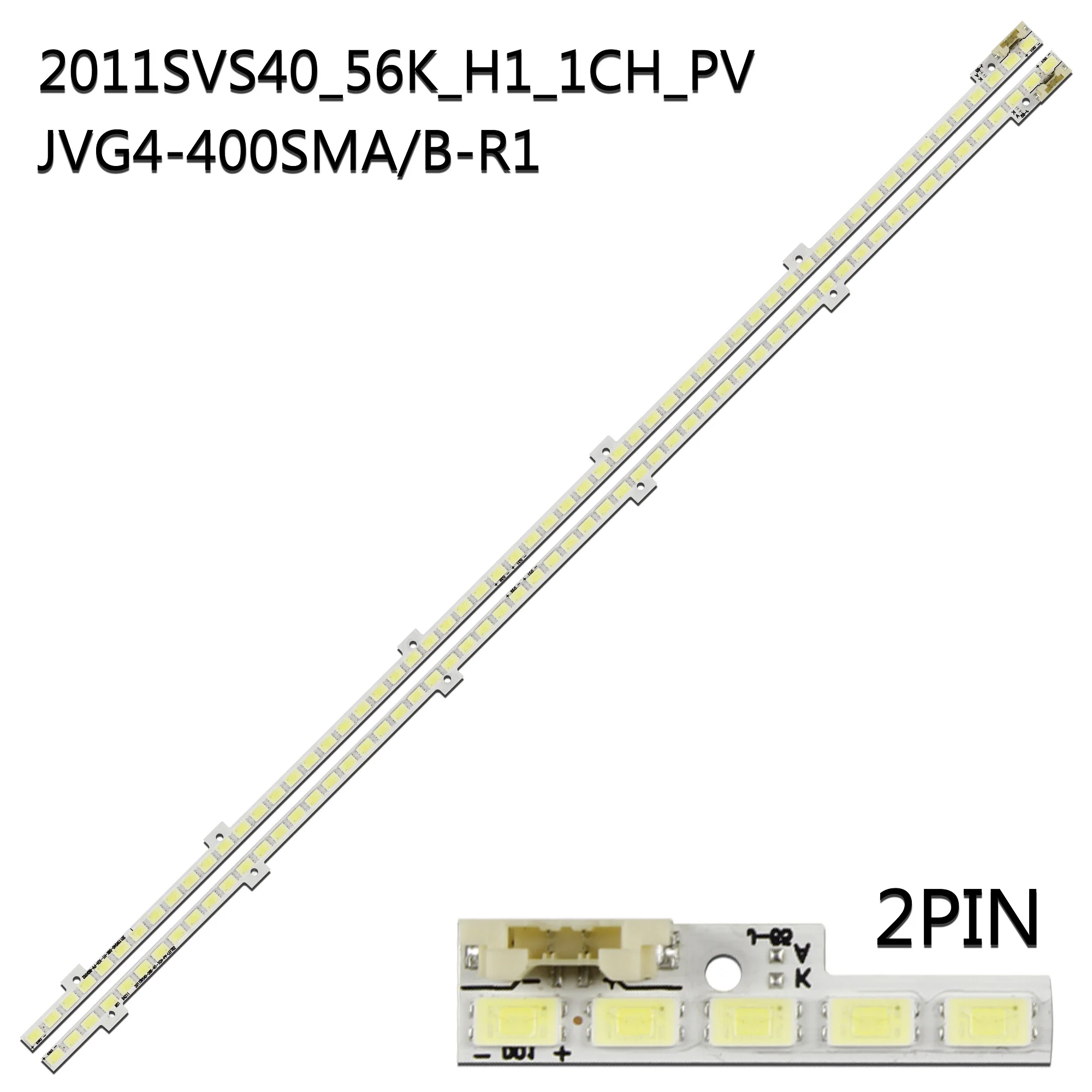 1/5/10 kits de tira de LED UE40D5003BW UE40D5500RW UE40D5520RW UE40D6100SW UE40D5700RS UE40D5800VW UN40D5500 UE40D6000 JVG4-400SMB-R1