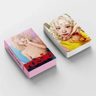 55 unids/caja Kpop ROISE ROSE SOLO Lomo Card nuevo Ablum HD foto impresa fotos sesión fotográfica para colección de Fans postales regalos