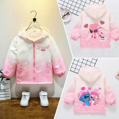 2025 nueva chaqueta de punto primavera otoño ropa de moda niñas bebé Anime dibujos animados dulce transpirable ocio abrigos niños regalo de cumpleaños