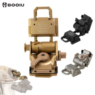 Soporte de montaje para casco BOOIU Metal/Nylon L4G24 NVG para gafas PVS15/18 GPNVG18 Stent de visión nocturna soporte para casco táctico al aire libre