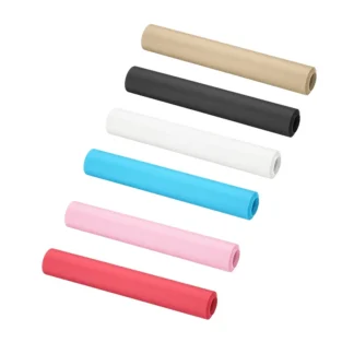 Papel de embalaje de 38cm x 20m/25m/30m, rollo de papel de embalaje Kraft artesanal de 80 GSM para regalo artístico, envoltura de ramo de flores