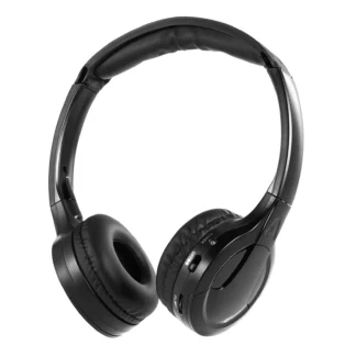 Auriculares inalámbricos infrarrojos IR para coche, auriculares estéreo con cable, doble canal para reproductor de DVD en el coche, auriculares infrarrojos para coche