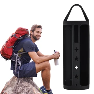 Funda protectora de silicona con mosquetón, funda de altavoz portátil, Estuche de transporte para altavoz inalámbrico Sonos Roam/Roam2