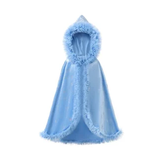 Capa de Halloween para niñas, capas navideñas con lentejuelas y cuello redondo, Ponchos de princesa, accesorios para recién nacidos de 7 a 13 años